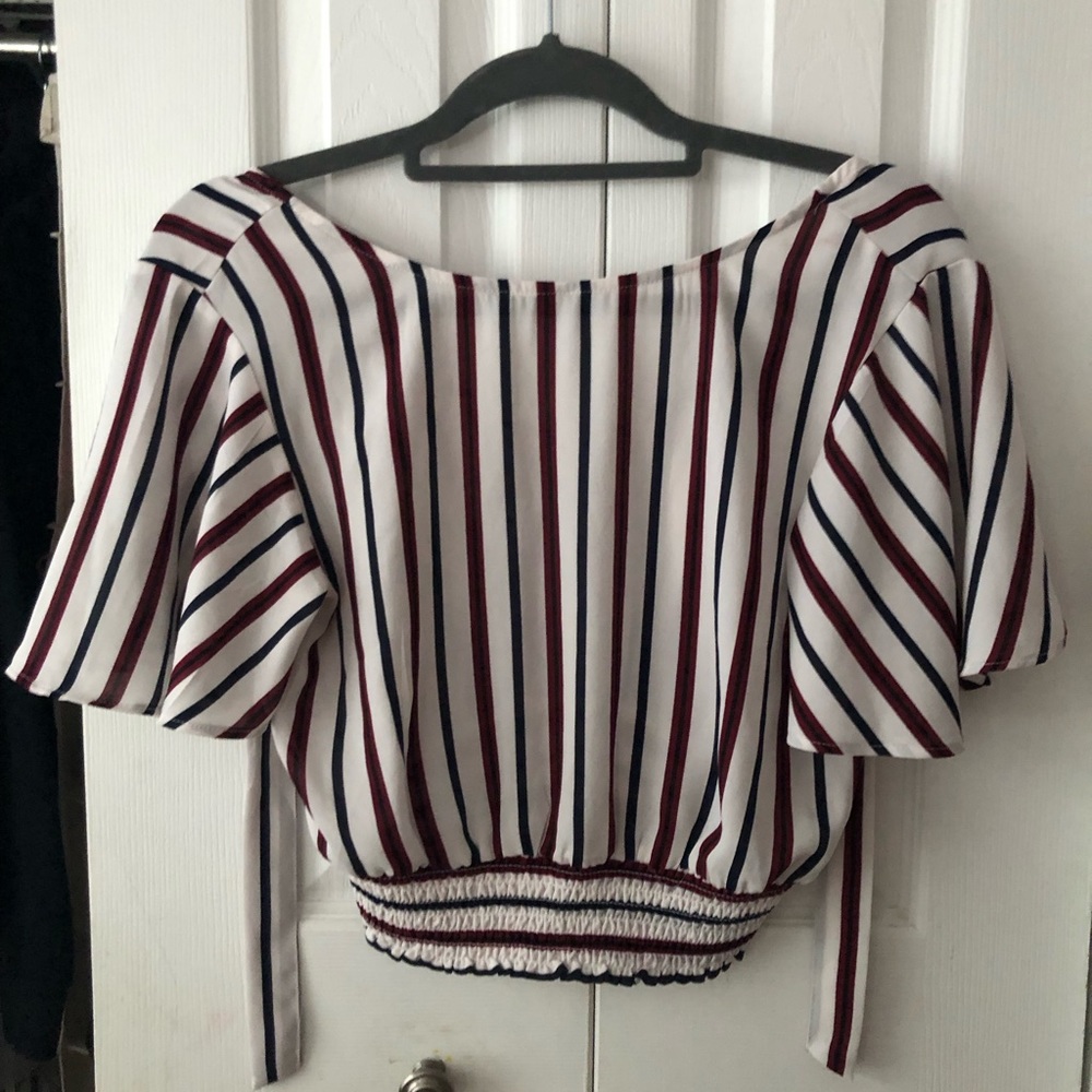 Brand; Forever 21 Size; Small Color, Red, White, Blue